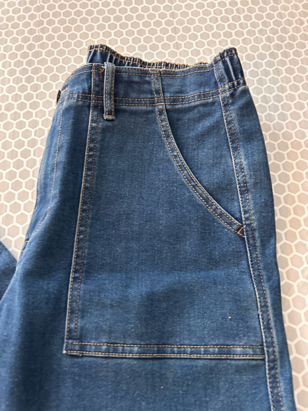 Knox Rose Dark Blue Straight Jeans. Size M - Picture 4 of 7